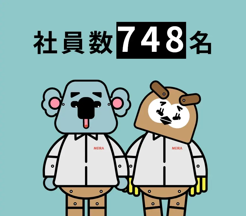 社員数748名